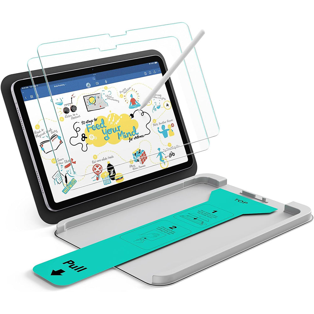 Ochranná fólia ESR Paper Feel UltraFit pre Apple iPad (2025) / (2022), Plast, Sada 2 kusy