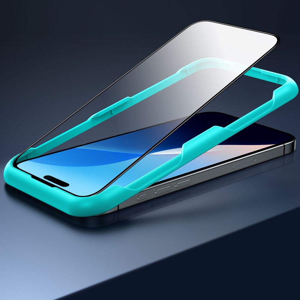Ochranná fólia ESR na displej pre Apple iPhone 16 Plus, Tvrdené sklo, Full Glue