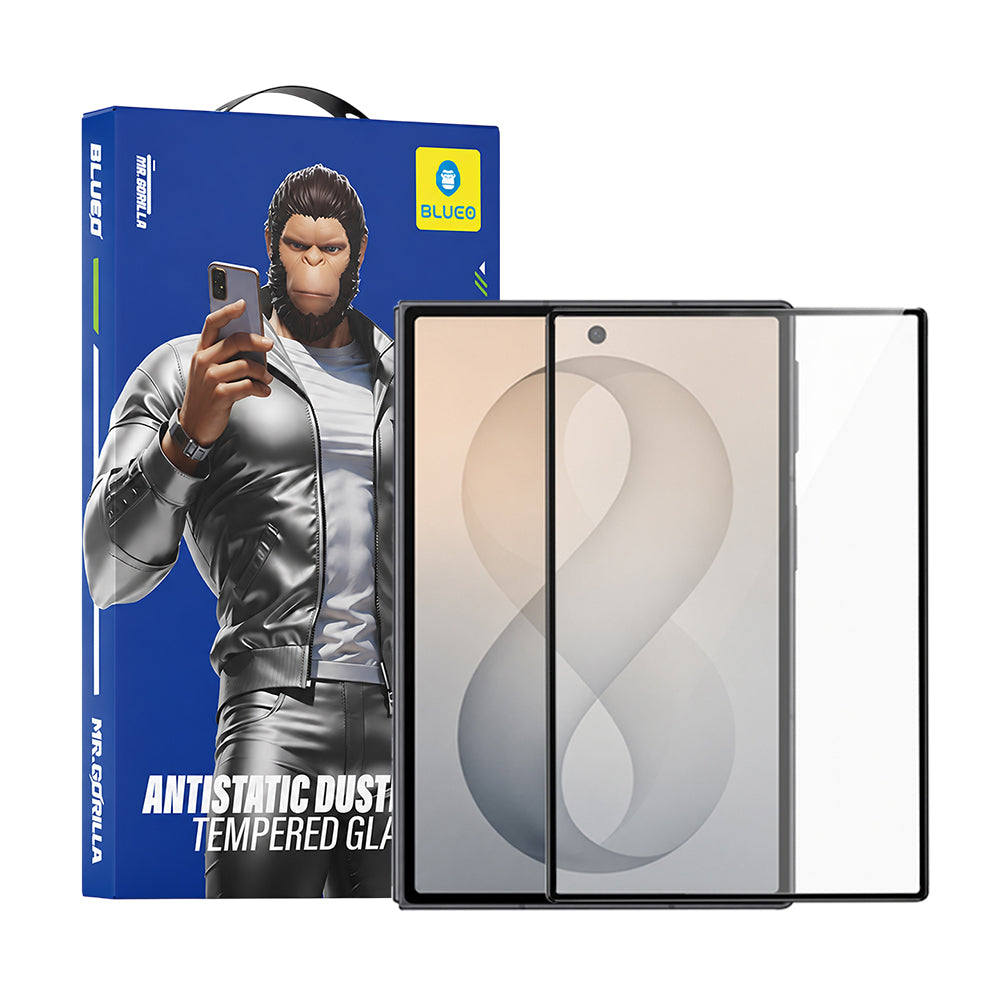 Ochranná fólia na vonkajší displej Blueo HD pre Samsung Galaxy Z Fold8 F971, tvrdené sklo, plné lepidlo, 2,5D, čierna