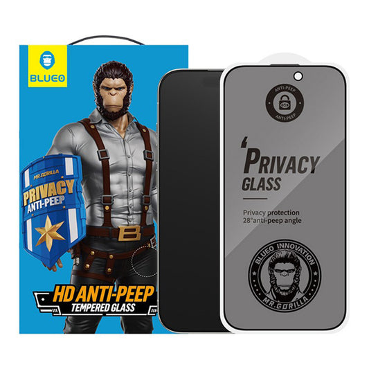 Blueo Anti-Peep Exterior Privacy Screen Protector Film for Samsung Galaxy Z Fold8 Ultra F976 / Z Fold7 F966, Tempered Glass, Full Glue