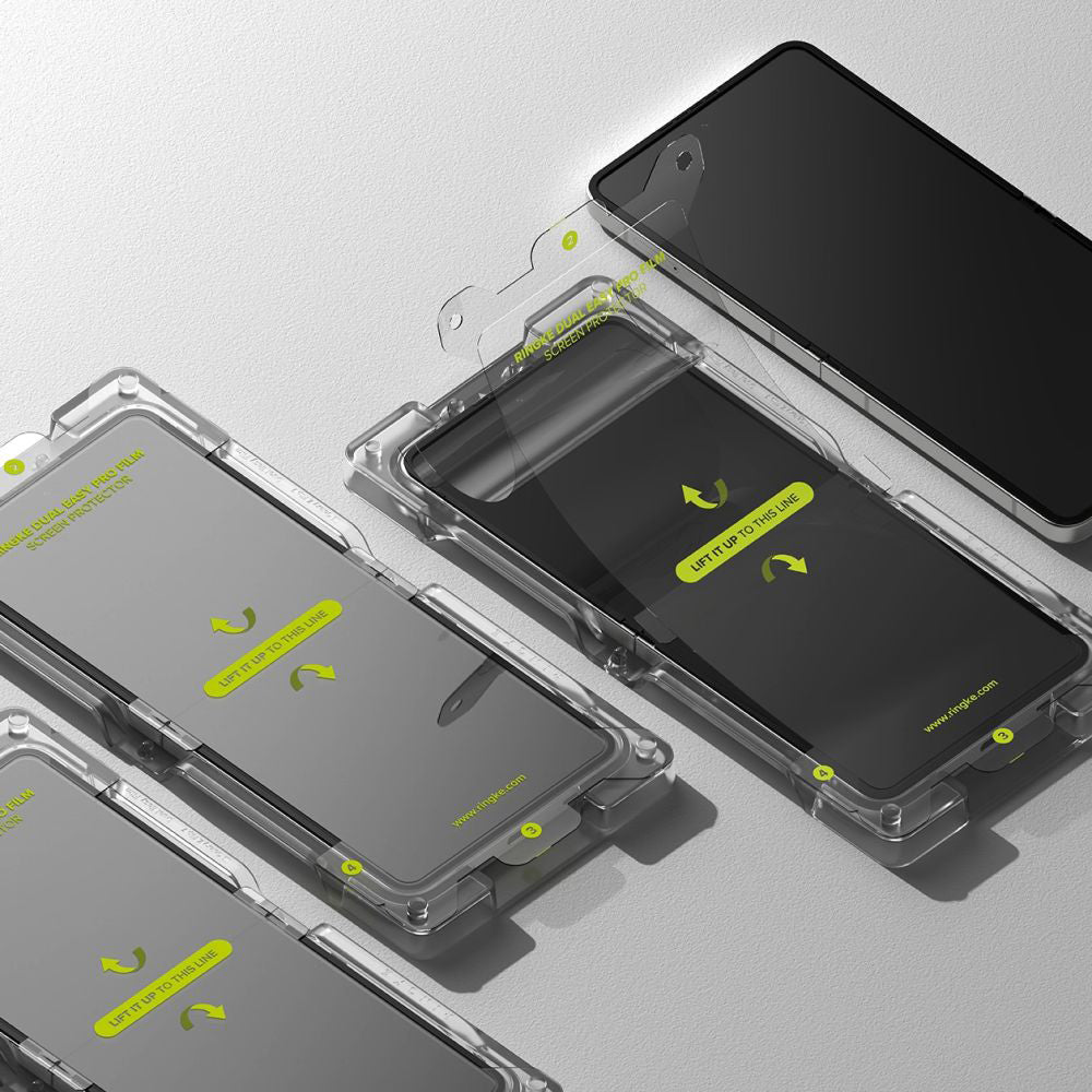 Ochranná fólia Ringke Dual Easy Pro pre vnútorný displej Samsung Galaxy Z Flip7 F766, Plast, Sada 2 kusy