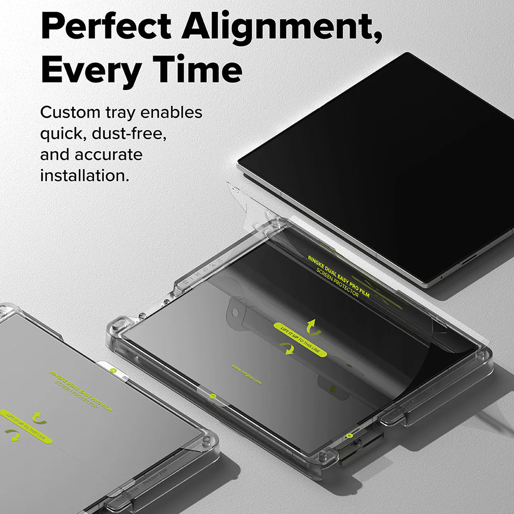 Ochranná fólia na vnútornú obrazovku Ringke Dual Easy Pro pre Samsung Galaxy Z Fold7 F966, plast, sada 2 kusy