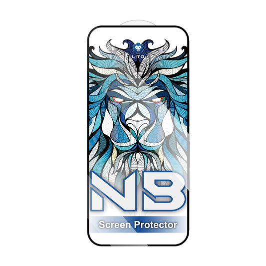 Ochranná fólia Lito NB na displej pre Apple iPhone 17 Air, Tvrdené sklo, Full Glue, Čierna