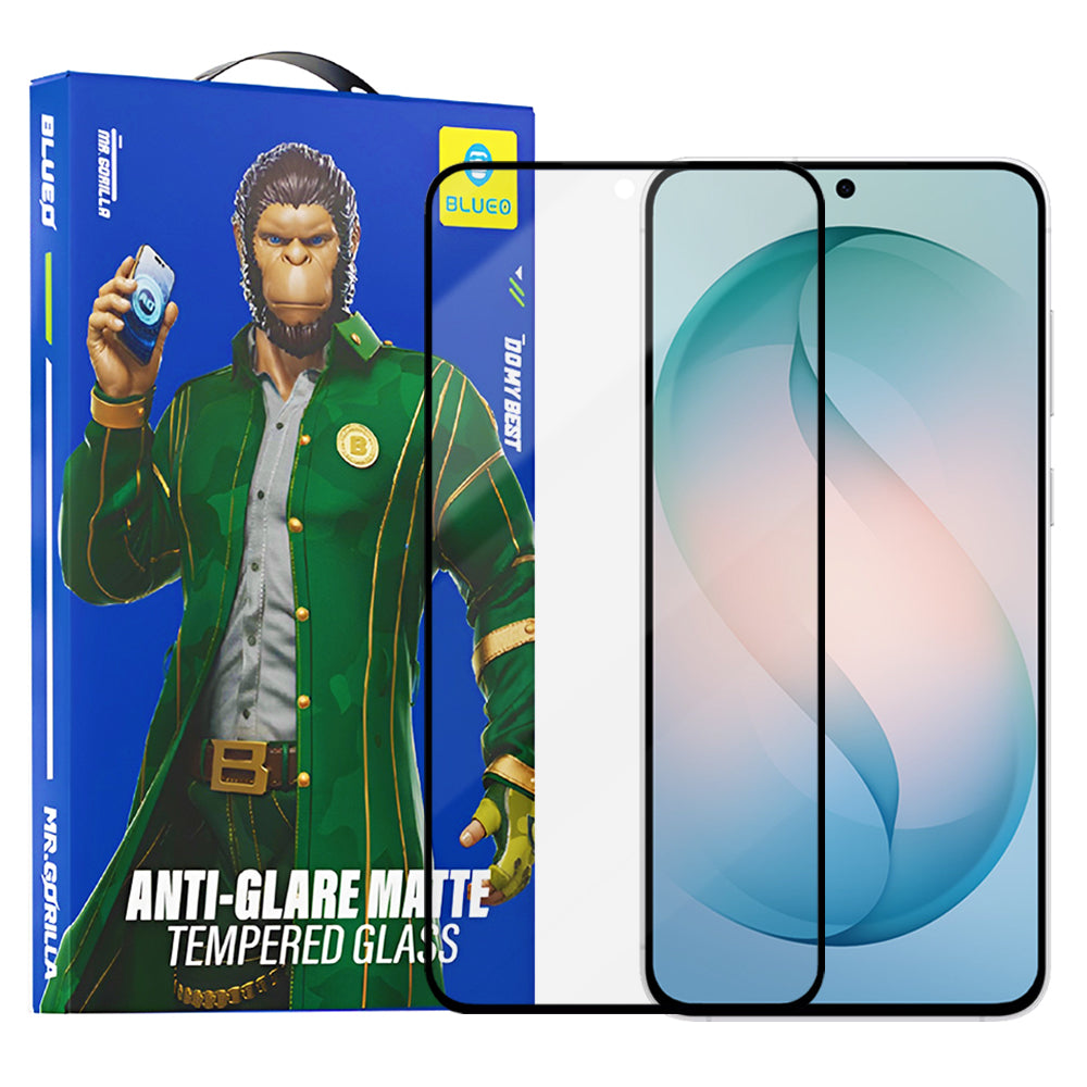 Ochranná fólia na displej Matte Blueo Anti-Glare pre Samsung Galaxy S26 Plus S947, Tvrdené sklo, Full Glue, Čierna