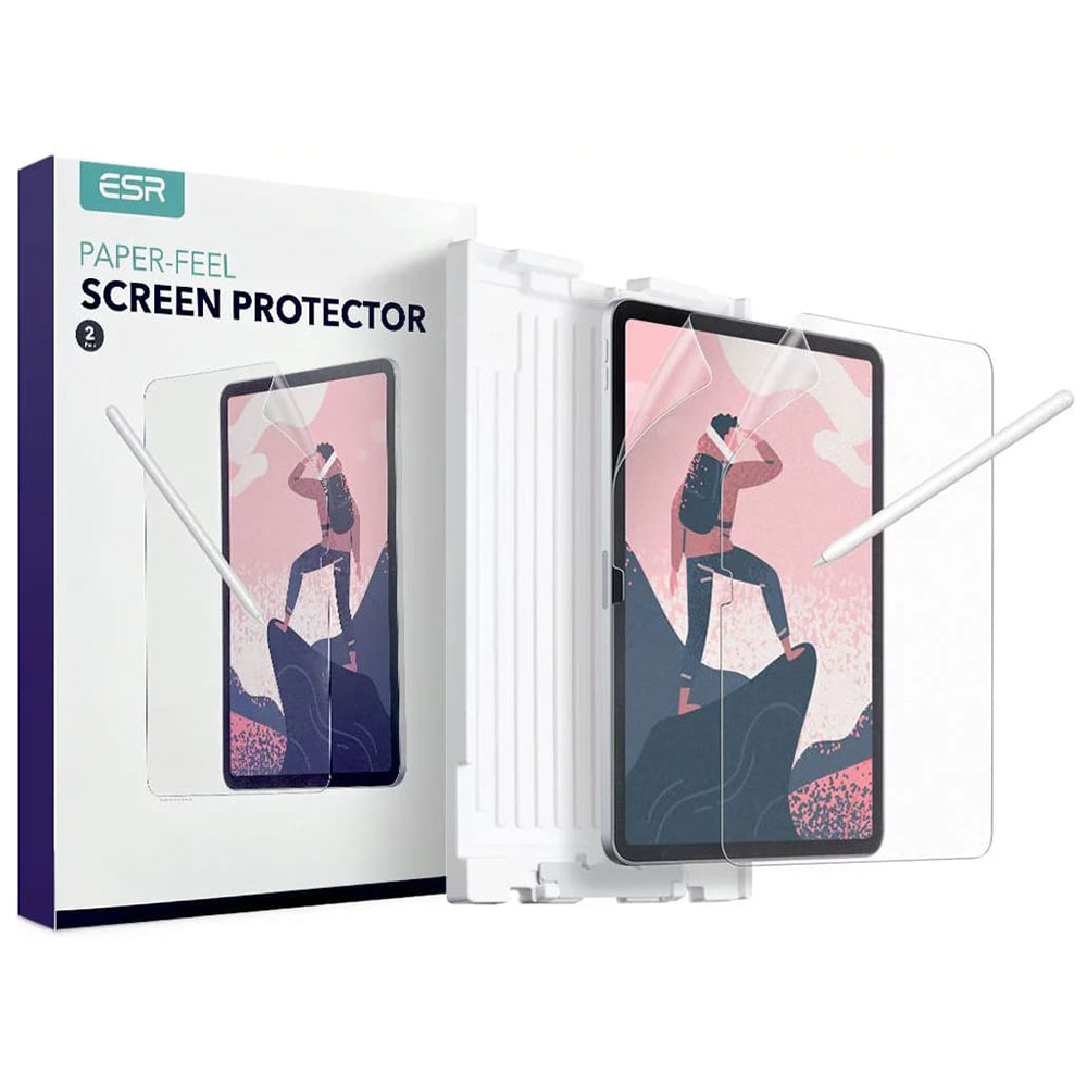 Ochranná fólia Matte ESR Paper Feel pre Apple iPad (2025) / (2022), Plast, Sada 2 kusy
