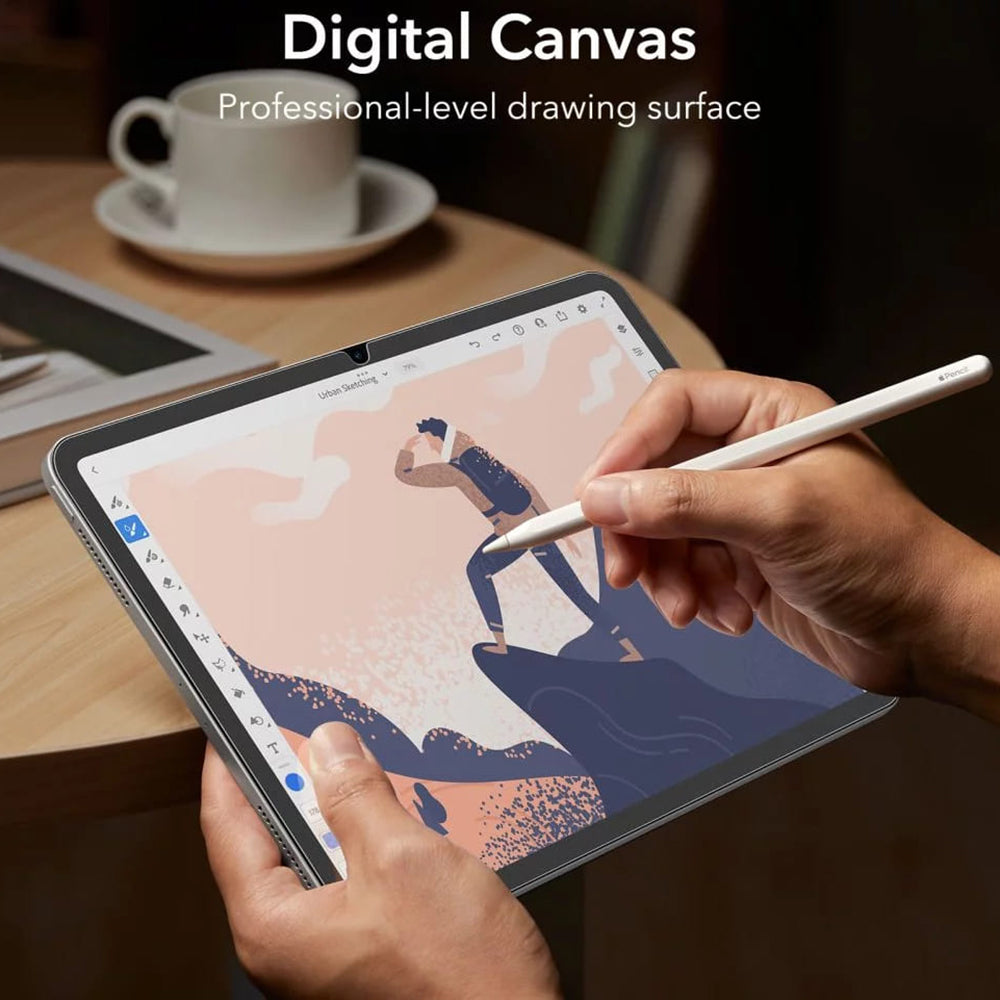 Ochranná fólia Matte ESR Paper Feel pre Apple iPad (2025) / (2022), Plast, Sada 2 kusy