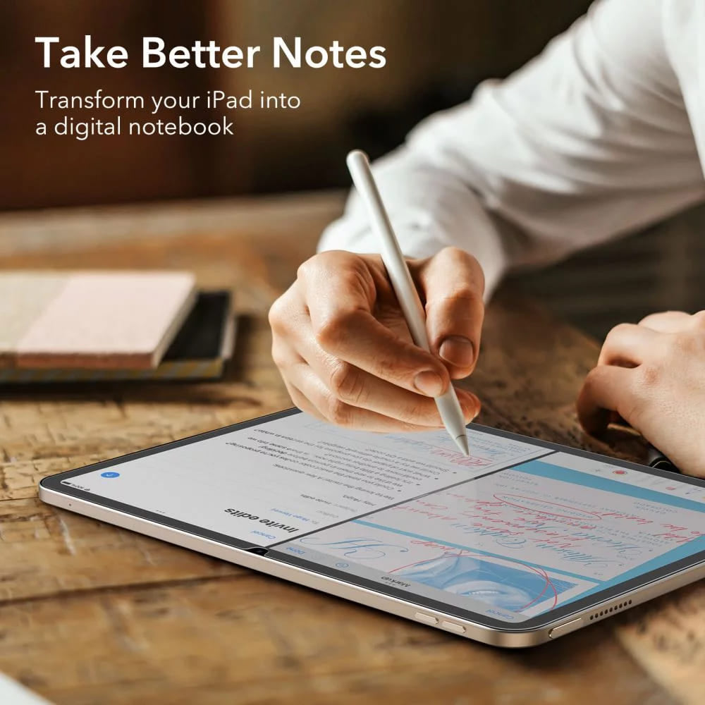 Ochranná fólia Matte ESR Paper Feel pre Apple iPad (2025) / (2022), Plast, Sada 2 kusy