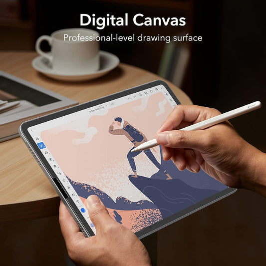 Ochranná fólia Matte ESR Paper Feel pre Apple iPad Pro 12.9 (2022) / Pro 12.9 (2021) / Pro 12.9 (2020), Plast, Sada 2 kusy
