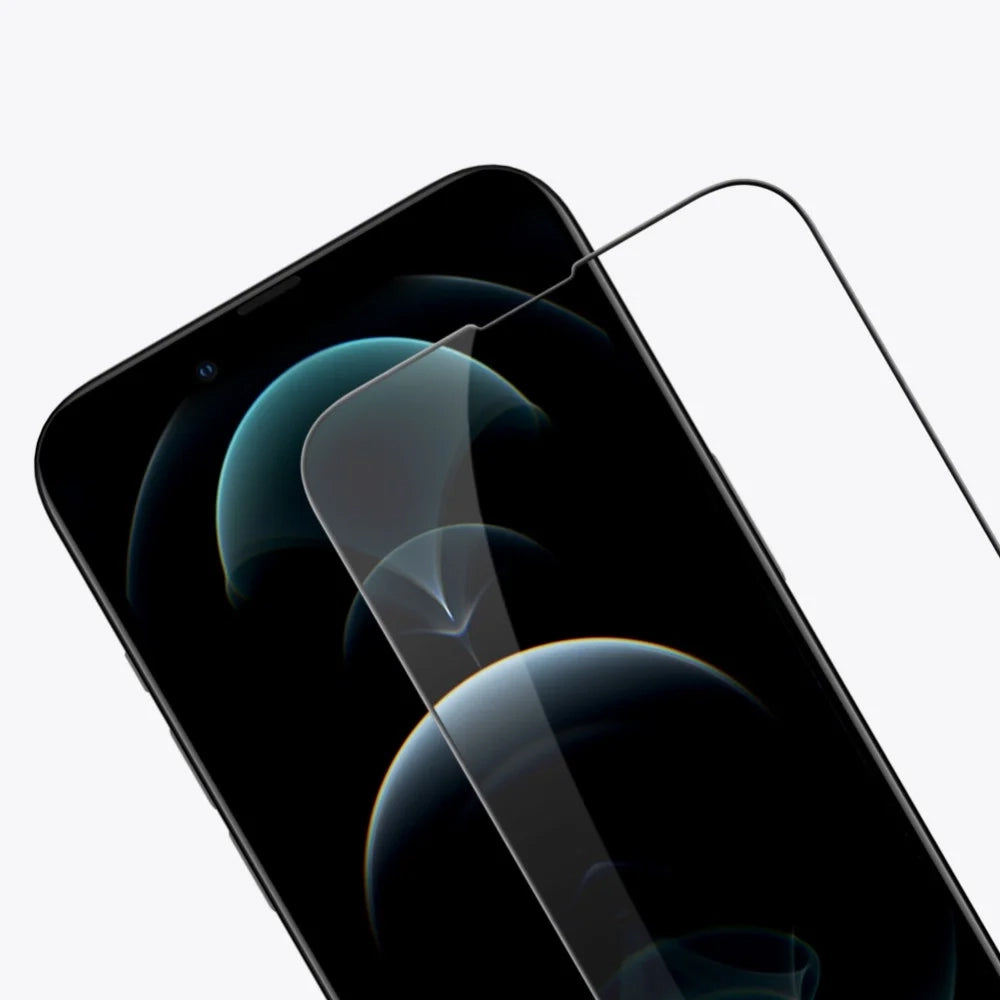 Ochranná fólia na displej Nillkin CP+ Pro pre Apple iPhone 17e / 16e / 14 / 13 Pro / 13, tvrdené sklo, plné lepidlo, čierna