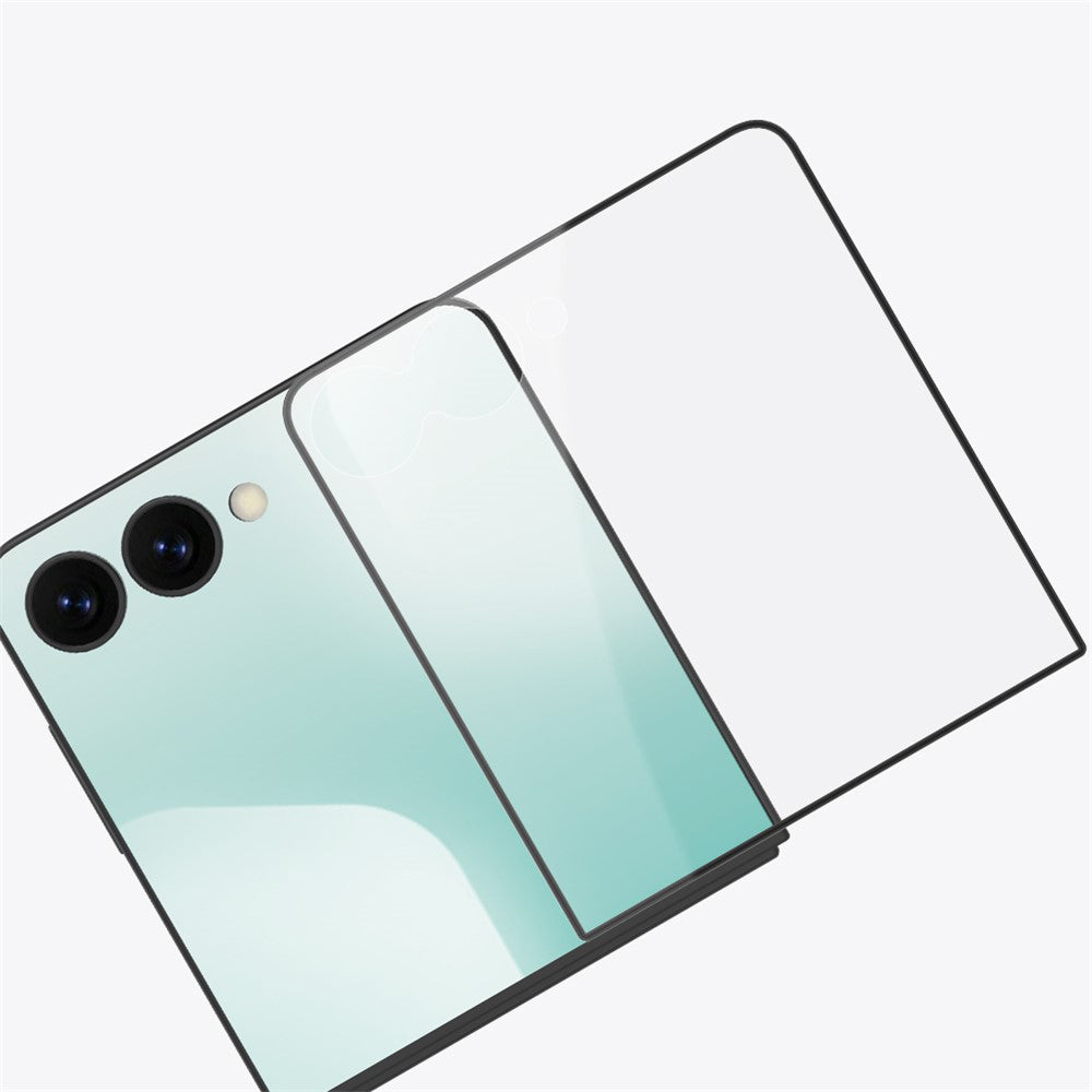 Ochranná fólia na vonkajší displej Nillkin CP+ Pro pre Samsung Galaxy Z Flip8 F776 / Z Flip7 F766, tvrdené sklo, plné lepidlo, čierna