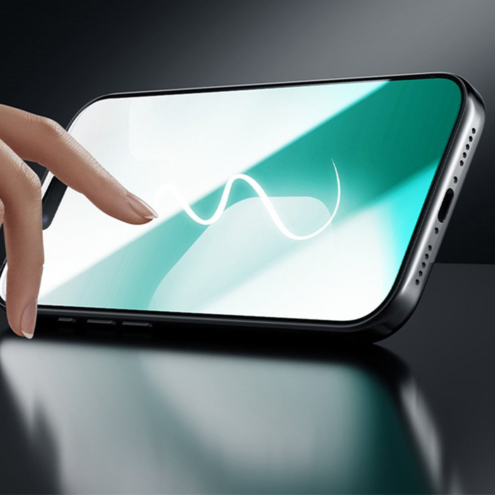 Ochranná fólia na displej Nillkin CP+ Pro s aplikátorom pre Apple iPhone 17, tvrdené sklo, plné lepidlo, čierna