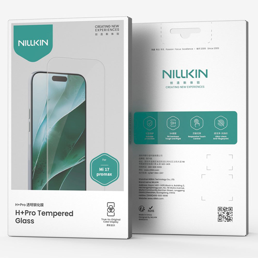 Ochranná fólia na displej Nillkin H+ Pro pre Xiaomi 17 Pro Max / 17 Ultra, tvrdené sklo, plné lepidlo
