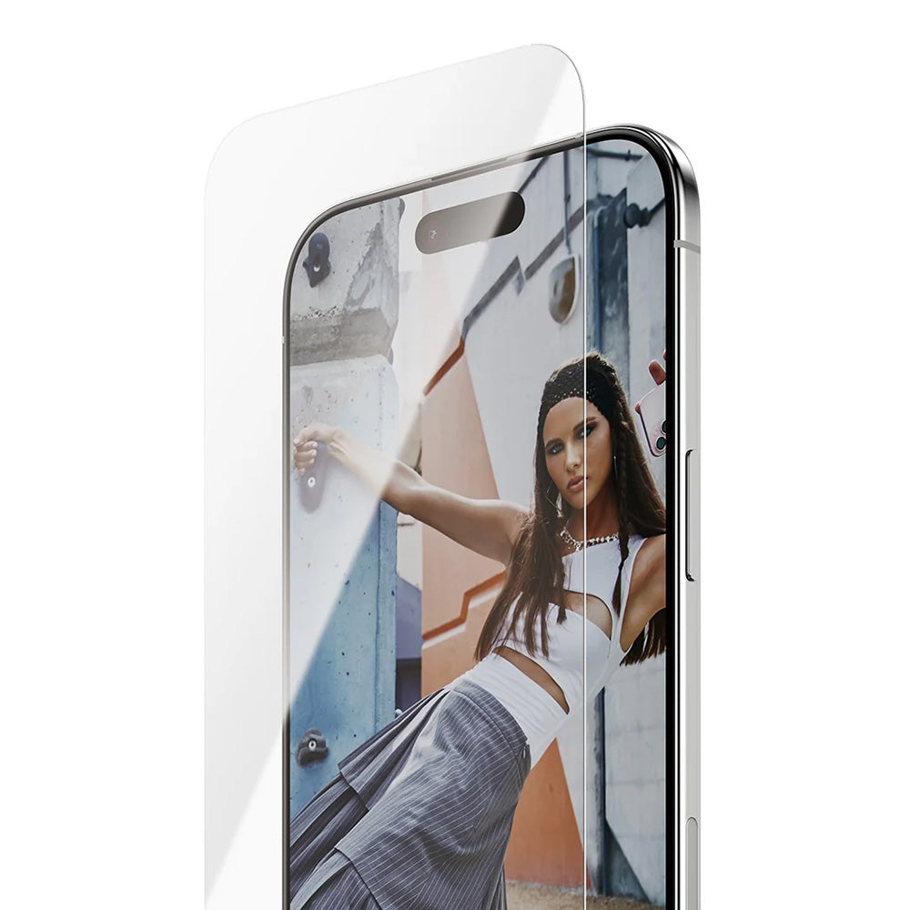 Ochranná fólia na displej PanzerGlass Safe. Ultra-Wide Fit EasyAligner pre Apple iPhone 17 Air, Tvrdené sklo, Full Glue