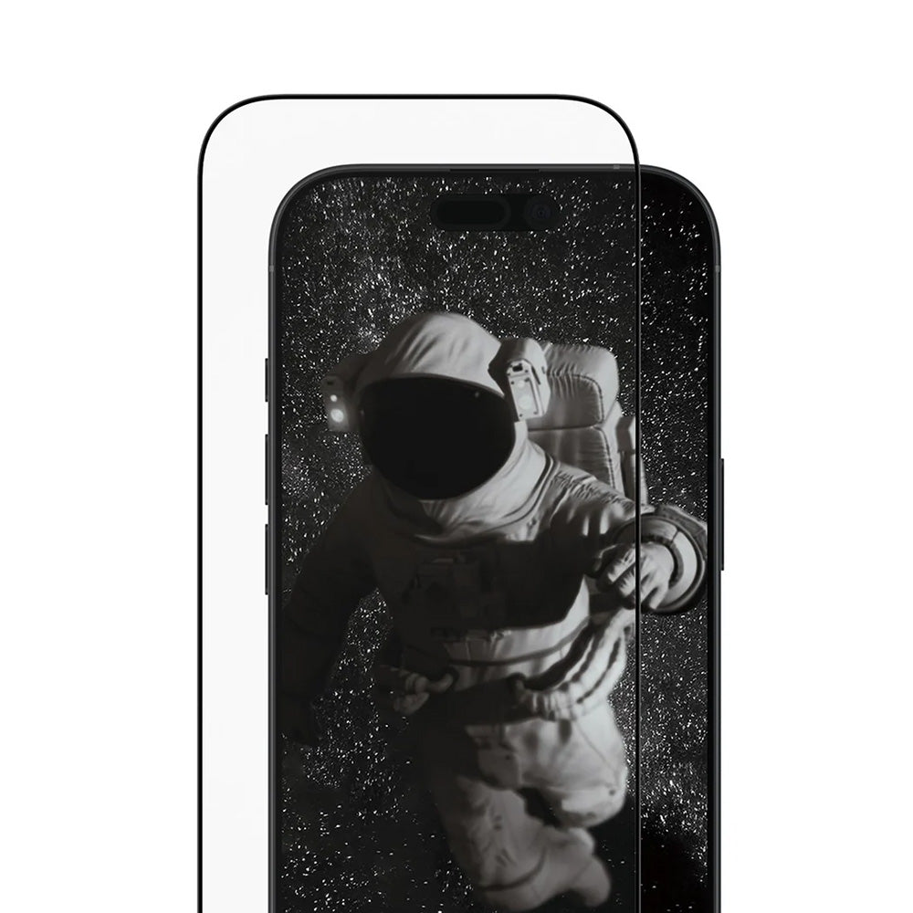 Ochranná fólia na displej PanzerGlass Ultra-Wide Ceramic II EasyAligner pre Apple iPhone 17 / 16 Pro, Tvrdené sklo, Full Glue, Čierna