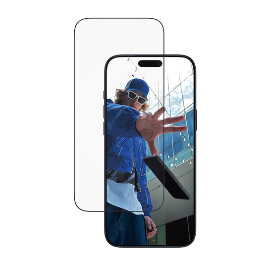 Ochranná fólia na displej PanzerGlass Ultra-Wide Fit EasyAligner pre Apple iPhone 17 Pro Max, Kalené sklo, Full Glue, Čierna