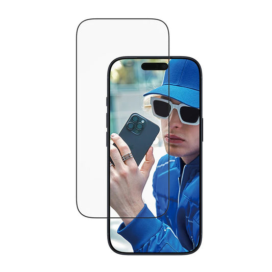 Ochranná fólia na displej PanzerGlass Ultra-Wide Fit EasyAligner pre Apple iPhone 17 Pro, Tvrdené sklo, Full Glue, Čierna