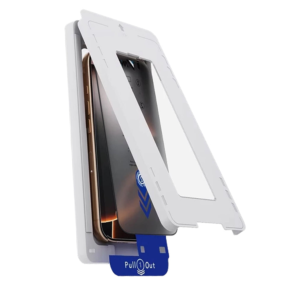 Anank 5X Reinforced Privacy Screen Protector Applicator for Apple iPhone 17 Pro Max, Tempered Glass, Full Glue, 2.5D