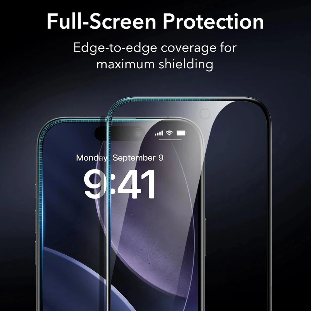 Privacy Screen Protector ESR Armorite UltraFit for Apple iPhone 17 Air, Tempered Glass, Full Glue, Set of 3 Pieces