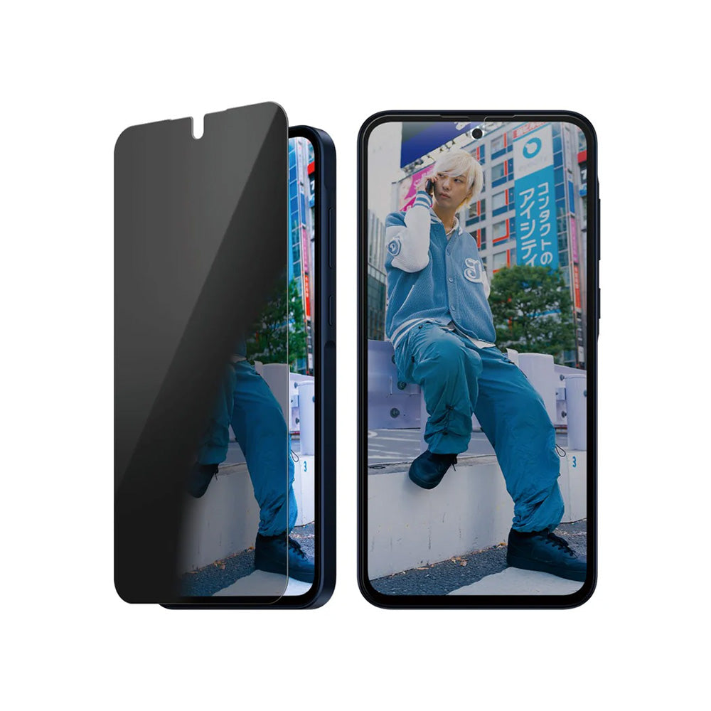 Ochranná fólia na displej Privacy PanzerGlass Ultra-Wide Fit pre Samsung Galaxy A36 A366, Kalené sklo, Full Glue