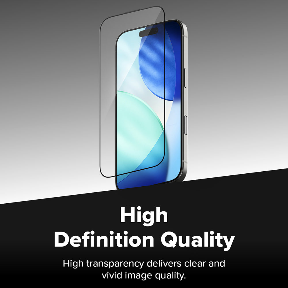 Ochranná fólia na displej Ringke Easy Slide pre Apple iPhone 18 Pro / 17 Pro, tvrdené sklo, plné lepidlo, sada 2 kusy