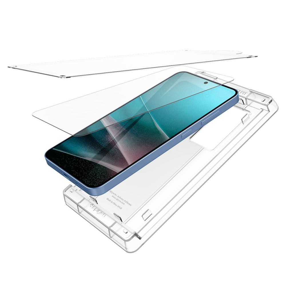 Ochranná fólia na displej Spigen Elite Shield EZ FIT HD pre Samsung Galaxy S25 S931, Plast AFL09091