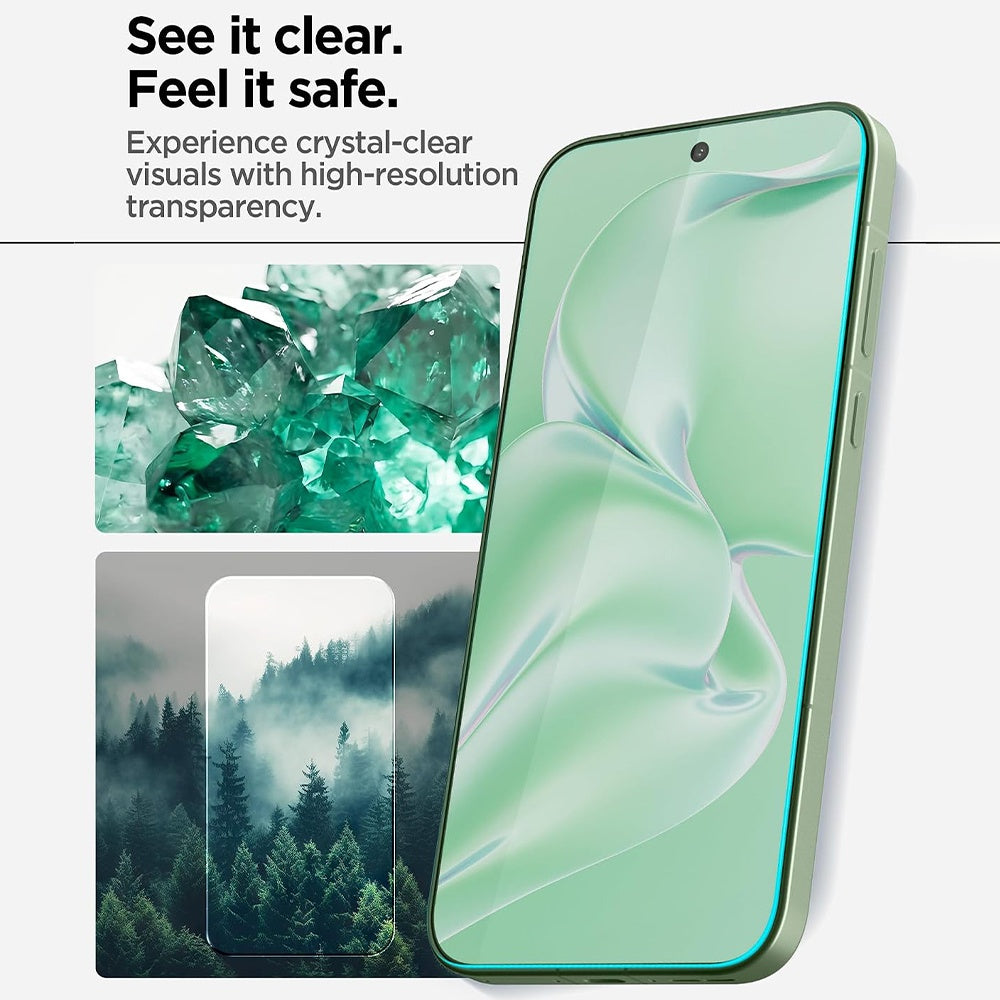 Ochranná fólia na displej Spigen GlastR AlignMaster S pre OnePlus 15R, tvrdené sklo, plné lepidlo, sada 2 kusov AGL11398