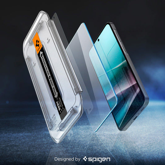 Ochranná fólia na displej Spigen GlastR EZ FIT HD pre Samsung Galaxy A37 5G / A36 A366, Tvrdené sklo, Full Glue, Sada 2 kusy AGL11365