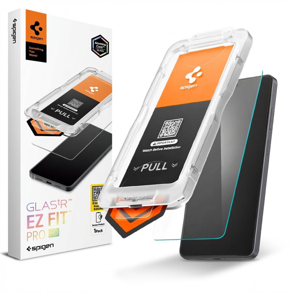 Ochranná fólia na displej Spigen GlastR EZ FIT Pro HD pre Samsung Galaxy S26 Ultra S948, Kalené sklo, Full Glue AGL11074