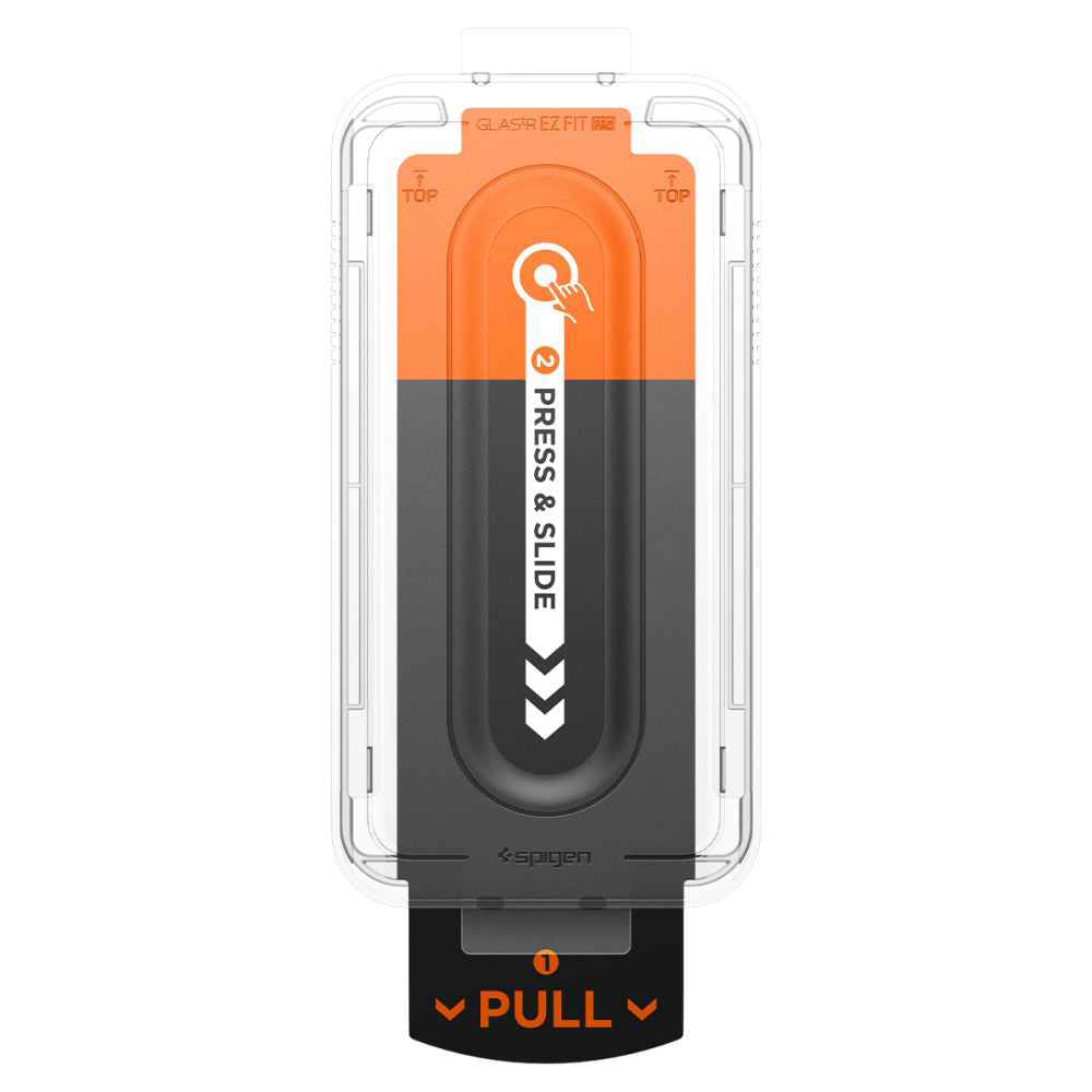 Ochranná fólia na displej Spigen GlastR EZ FIT Pro pre Samsung Galaxy S25 Edge S937, Kalené sklo, Full Glue