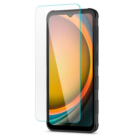 Ochranná fólia na displej Spigen GlastR Slim pre Samsung Galaxy XCover7 Pro / Xcover7 G556, tvrdené sklo, plné lepidlo, sada 2 kusy AGL09407