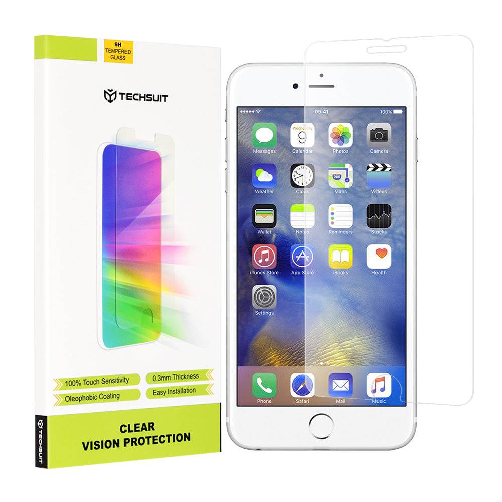 Ochranná fólia na displej Techsuit Clear Vision pre Apple iPhone 6s Plus / 6 Plus, tvrdené sklo, plné lepidlo