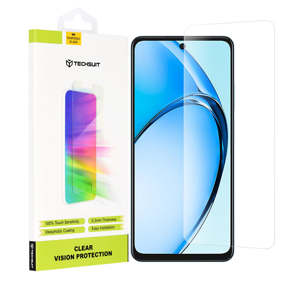 Ochranná fólia na displej Techsuit Clear Vision pre Oppo A60, Tvrdené sklo, Full Glue