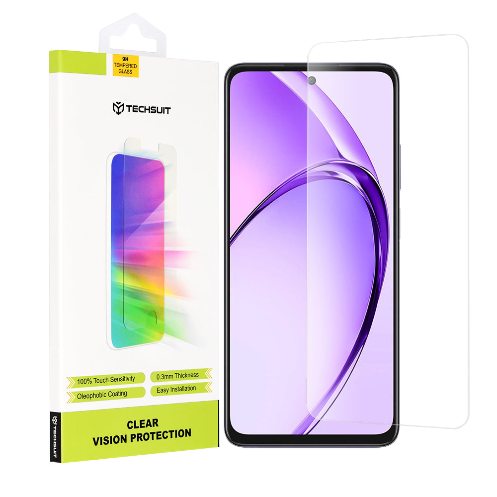 Ochranná fólia na displej Techsuit Clear Vision pre Oppo A80, tvrdené sklo, plné lepidlo