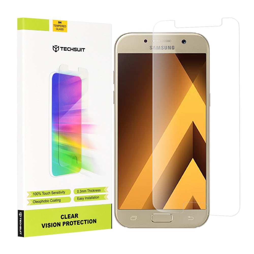 Ochranná fólia na displej Techsuit Clear Vision pre Samsung Galaxy A5 (2017) A520, tvrdené sklo, plné lepidlo
