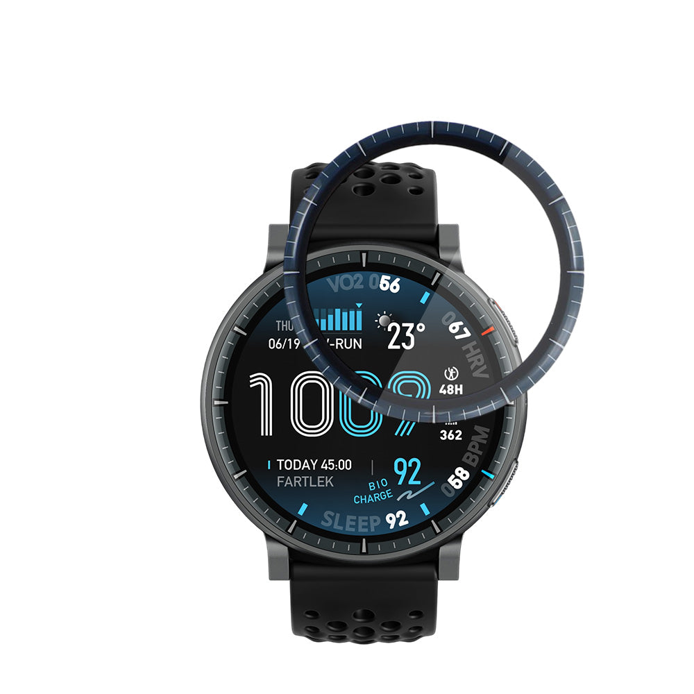 Ochranná fólia Techsuit Nano Flex pre Amazfit Active Max, Plast, Sada 2 kusy, Čierna