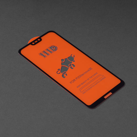 Ochranná fólia na displej Techsuit pre Huawei P20 Lite, tvrdené sklo, Full Glue, 111D, čierna