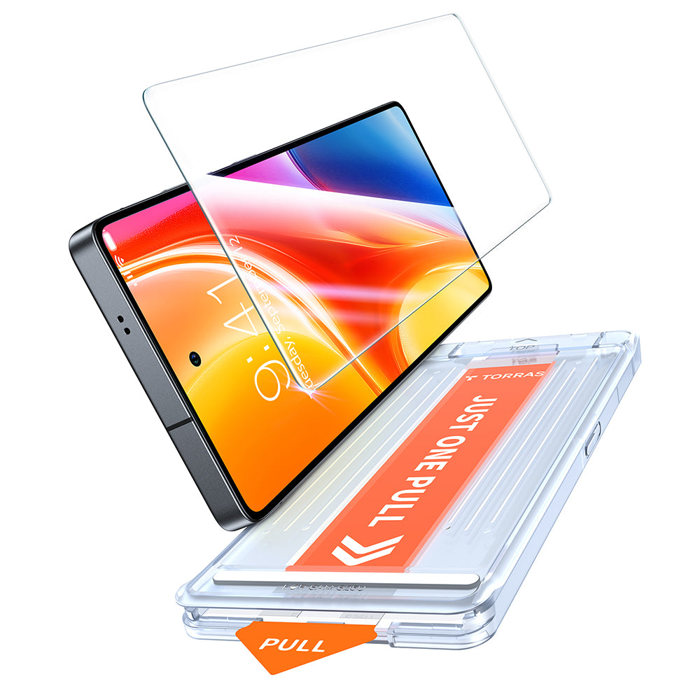 Ochranná fólia na displej Torras GlassGo Install Master pre Samsung Galaxy S25 Ultra S938, tvrdené sklo, plné lepidlo