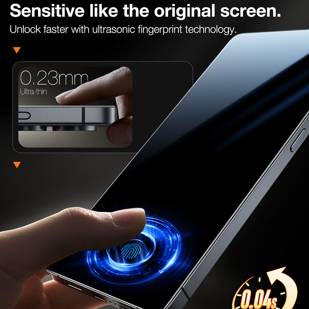 Ochranná fólia na displej Torras GlassGo Install Master pre Samsung Galaxy S25 Ultra S938, tvrdené sklo, plné lepidlo