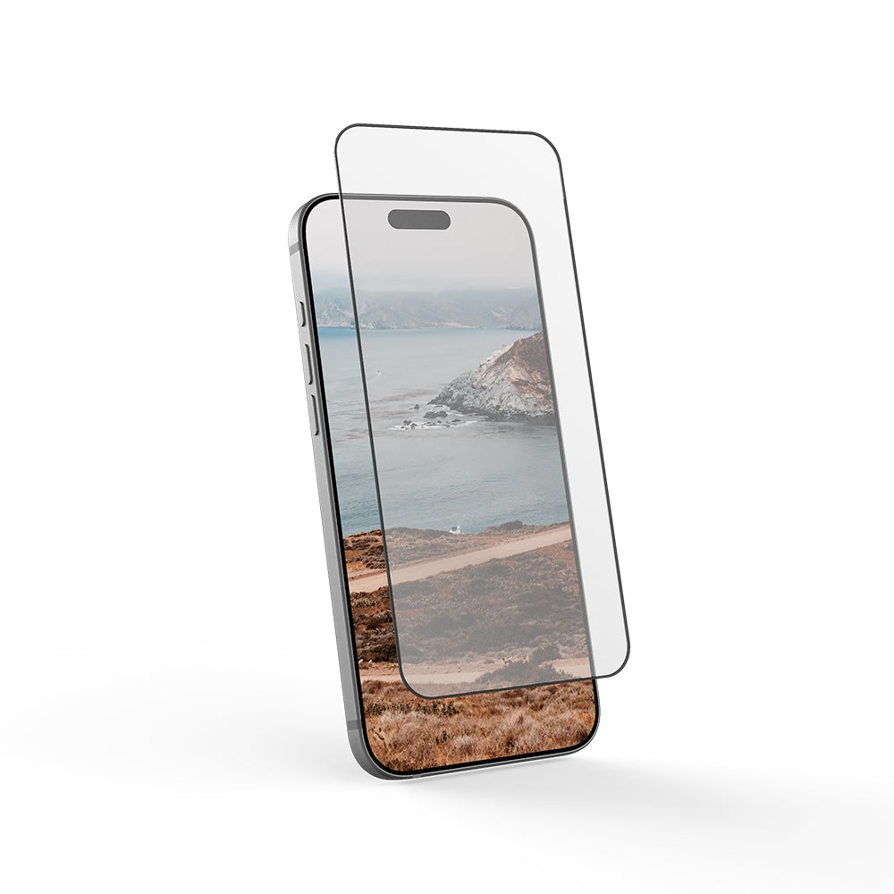 Ochranná fólia na displej Urban Armor Gear Shield pre Apple iPhone 17 Pro, Kalené sklo, Full Glue, Čierna