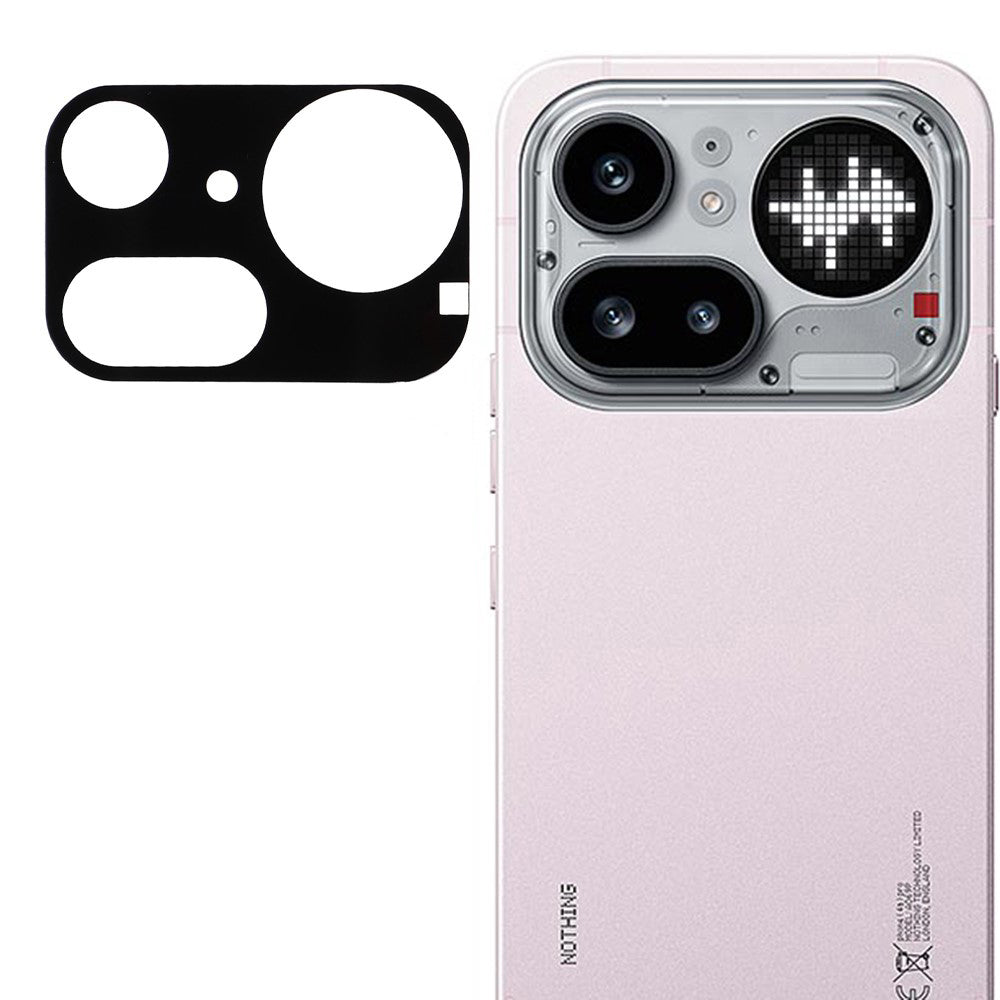 Ochranná fólia na zadnú kameru Techsuit pre Nothing Phone (4a) Pro, tvrdené sklo, čierna