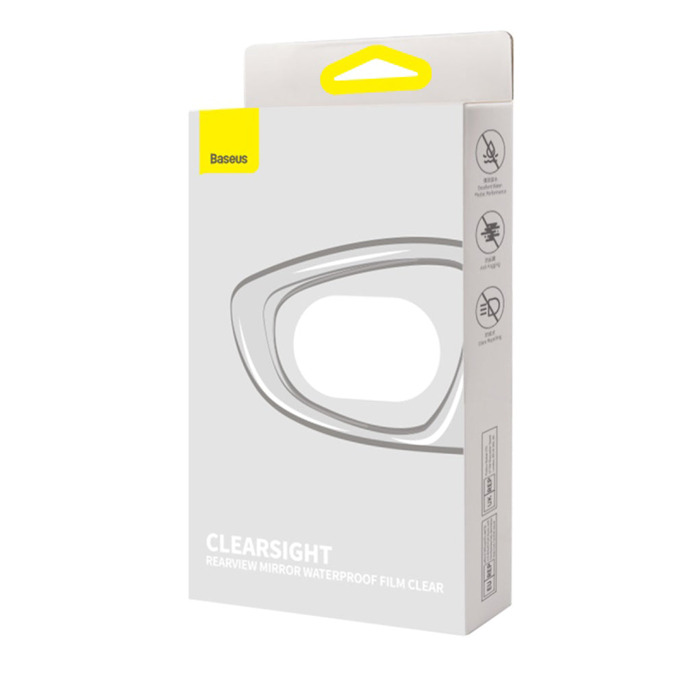 Fólia na zrkadlo proti dažďu Baseus ClearSight, 136mm x 96mm, Plast, Sada 2 kusy C11853200201-00