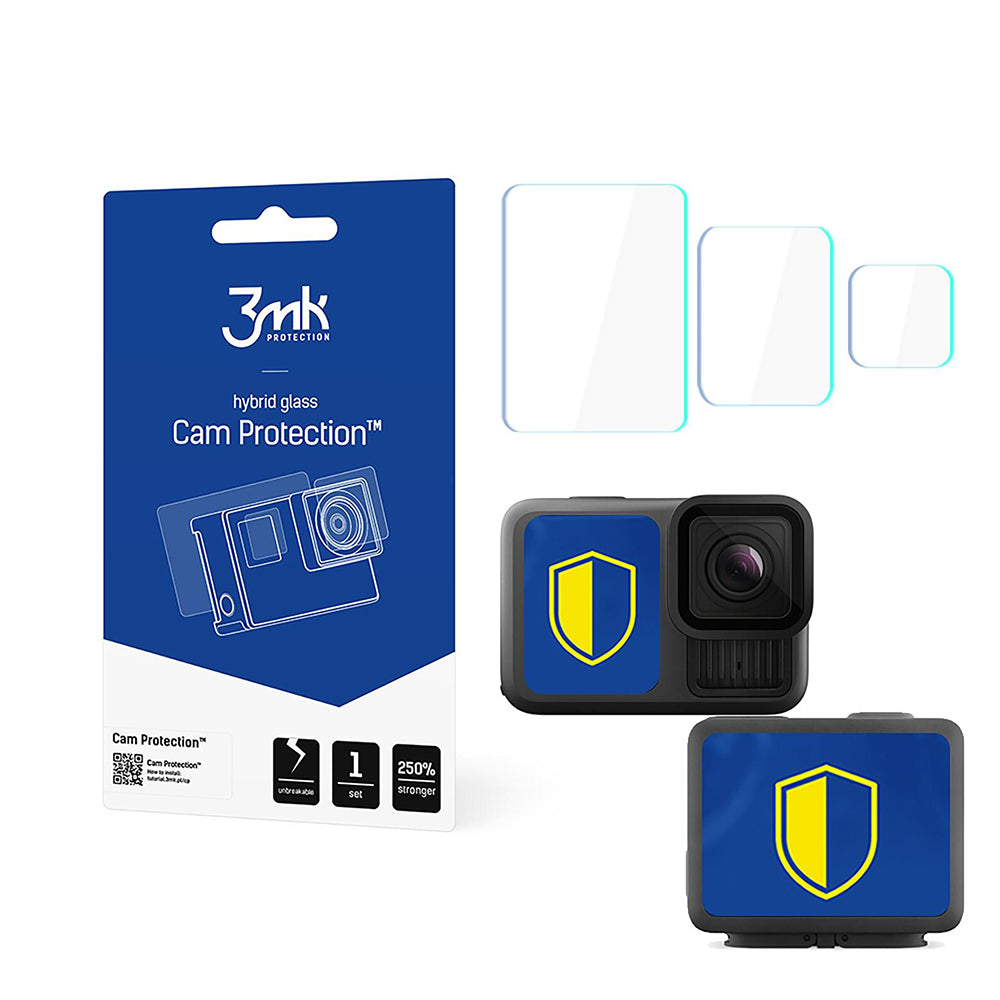 Ochranná fólia na obrazovku a šošovku 3MK Cam Protection pre GoPro Hero 13, Flexibilné sklo