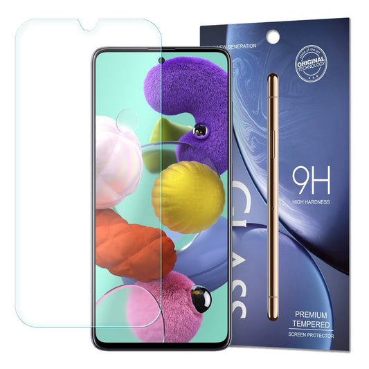 OEM ochranná fólia na displej pre Samsung Galaxy A51 A515, tvrdené sklo, plné lepidlo