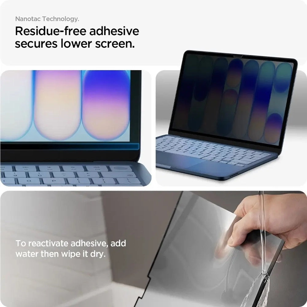 Ochranná fólia na obrazovku Privacy Spigen Safe View Magnetic pre Apple MacBook Neo 13 palcov, plast AFL11670