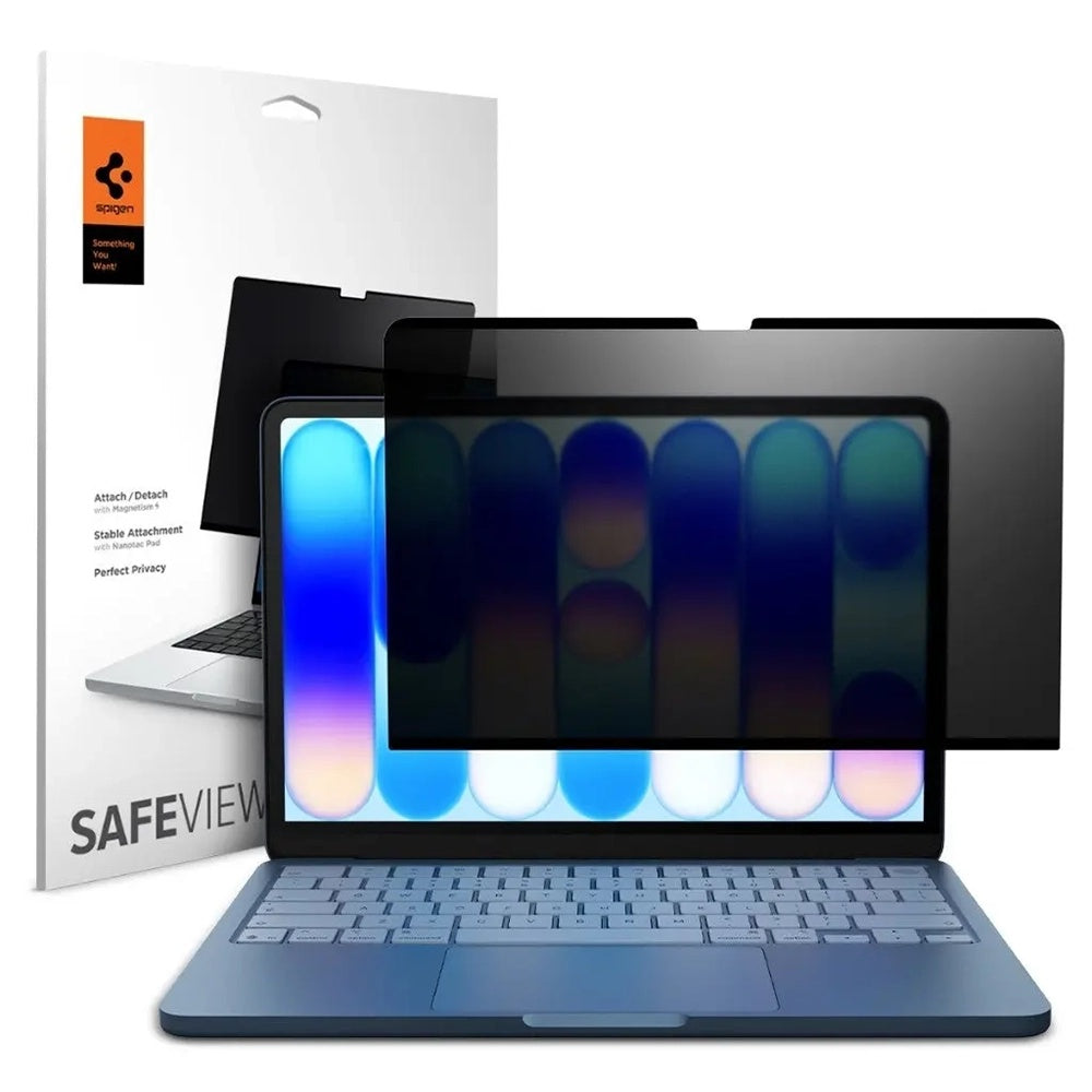 Ochranná fólia na obrazovku Privacy Spigen Safe View Magnetic pre Apple MacBook Neo 13 palcov, plast AFL11670