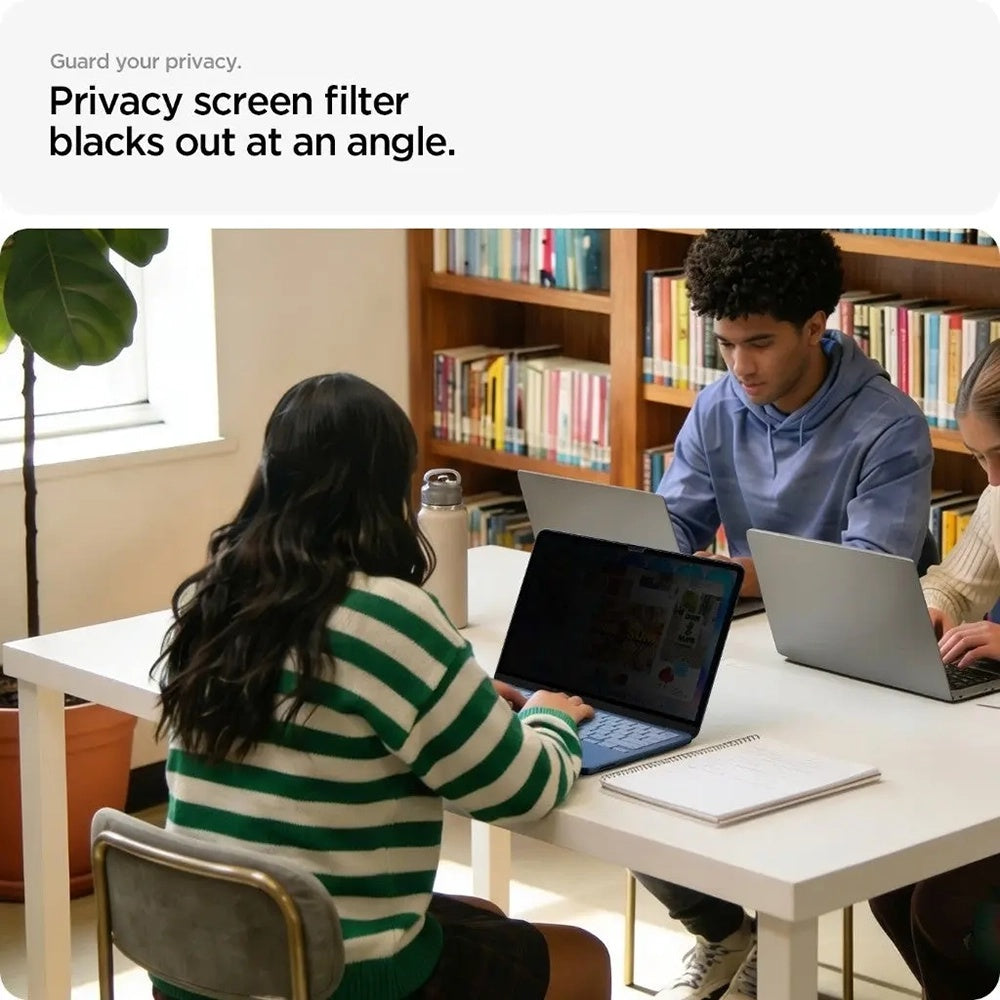Ochranná fólia na obrazovku Privacy Spigen Safe View Magnetic pre Apple MacBook Neo 13 palcov, plast AFL11670