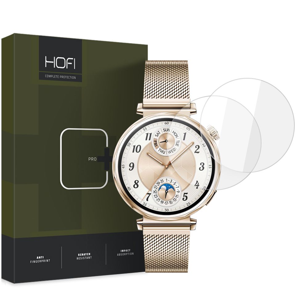 Ochranná fólia HOFI Glass PRO+ pre Huawei Watch GT 5 41mm, Sada 2 kusy, Kalené sklo