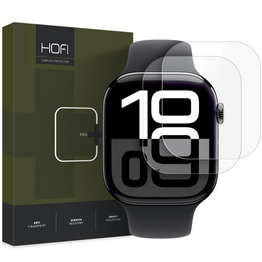 Ochranná fólia HOFI HYDROFLEX PRO+ pre Apple Watch radu 46 mm, sada 2 ks, plast