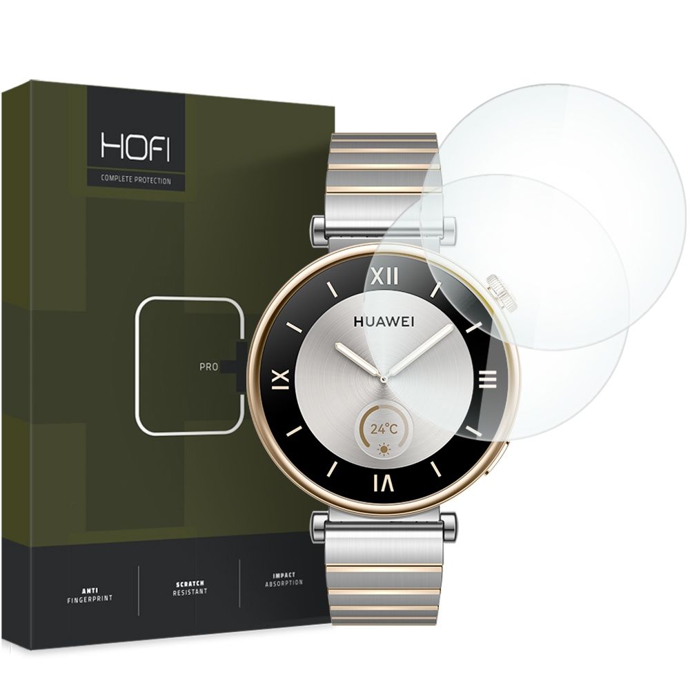 Ochranná fólia HOFI PRO+ pre Huawei Watch GT 4 41mm, Sada 2 kusy, Tvrdené sklo
