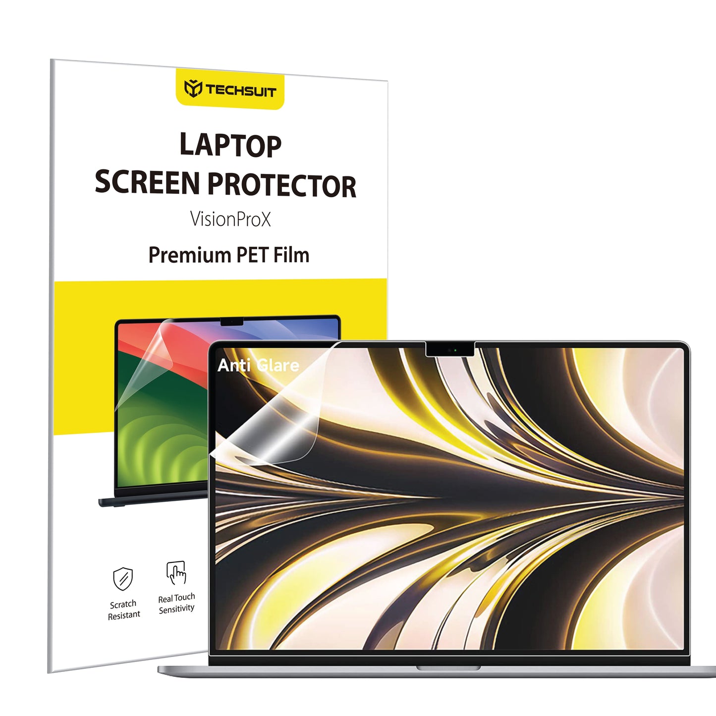 Matná ochranná fólia proti modrému svetlu Techsuit VisionProX pre Apple MacBook Air M3 13inch (2024), Plastová